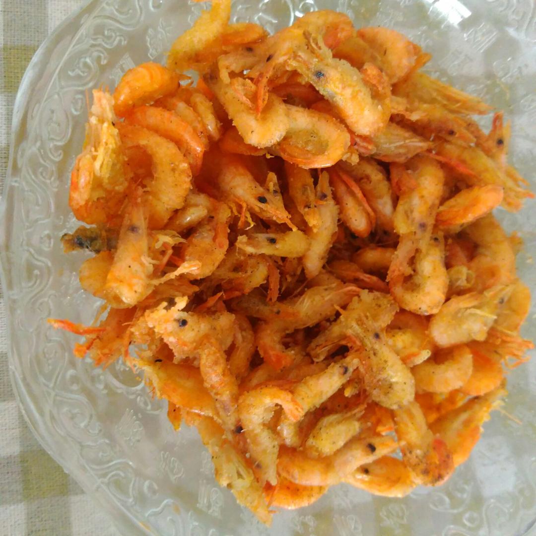 堂妈教你油煎小白虾