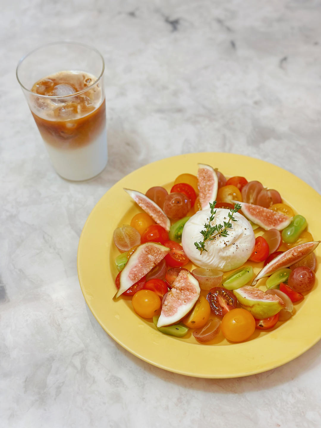 番茄布拉塔沙拉Tomato Burrata Salad