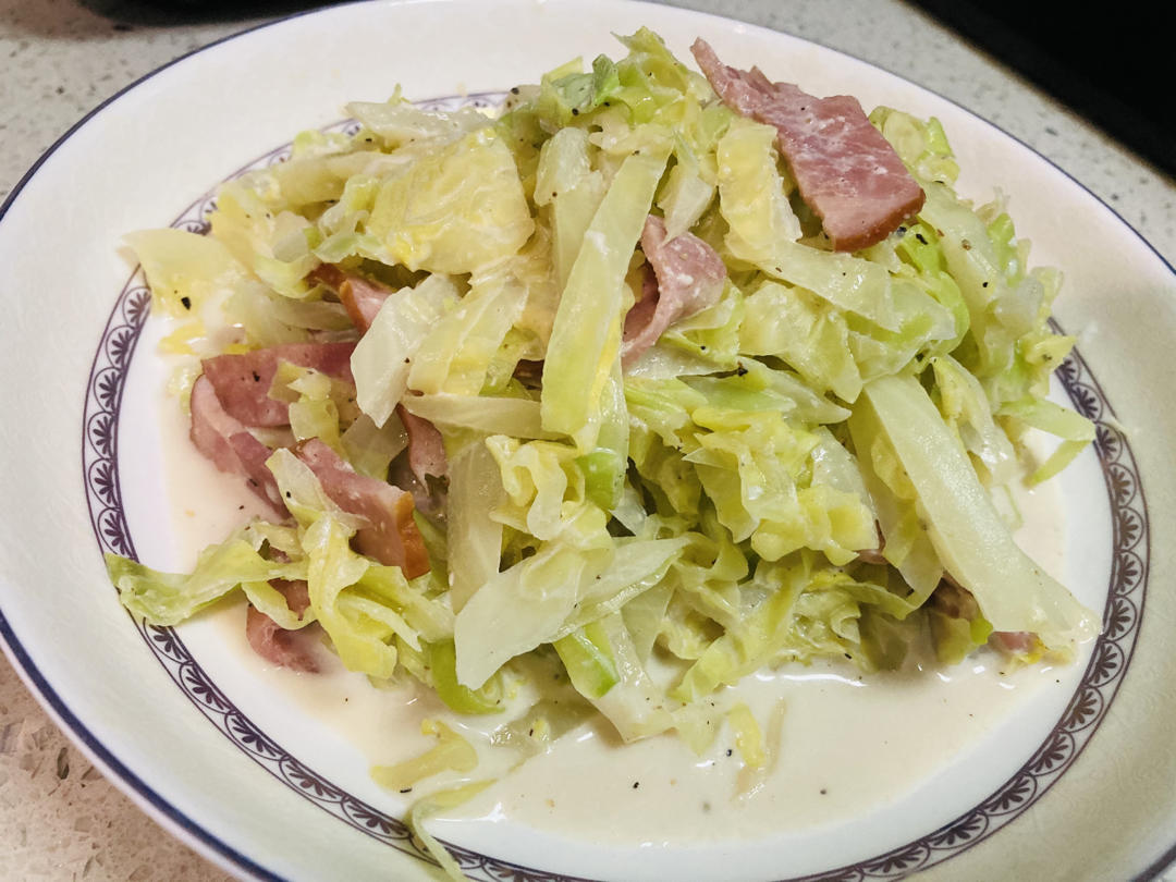 减脂餐 | 奶盐包菜