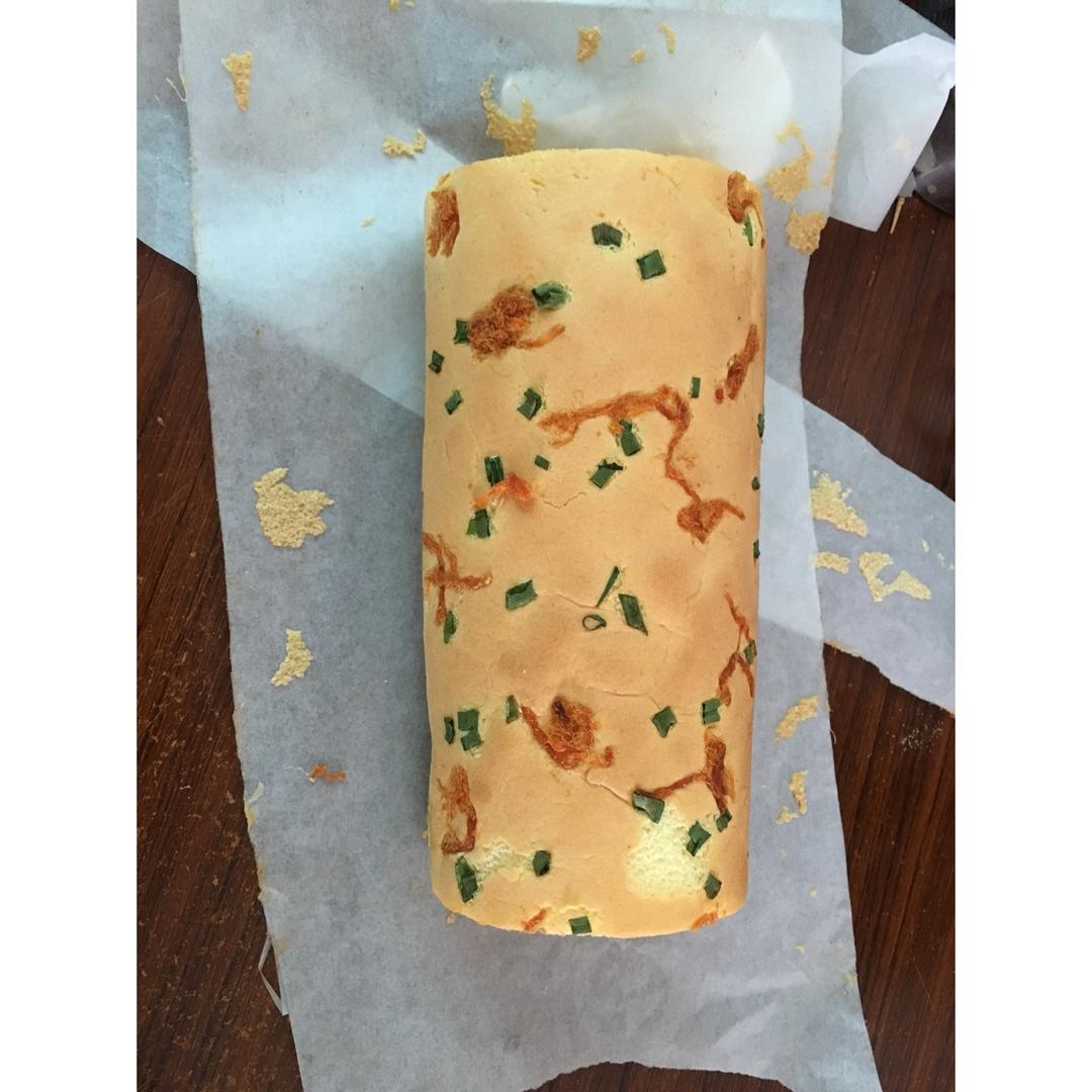 香葱肉松肥蛋糕卷～