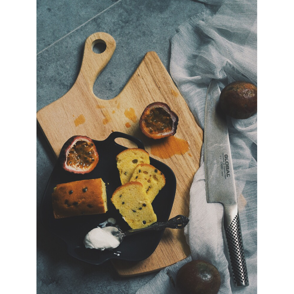 轻盈百香果磅蛋糕