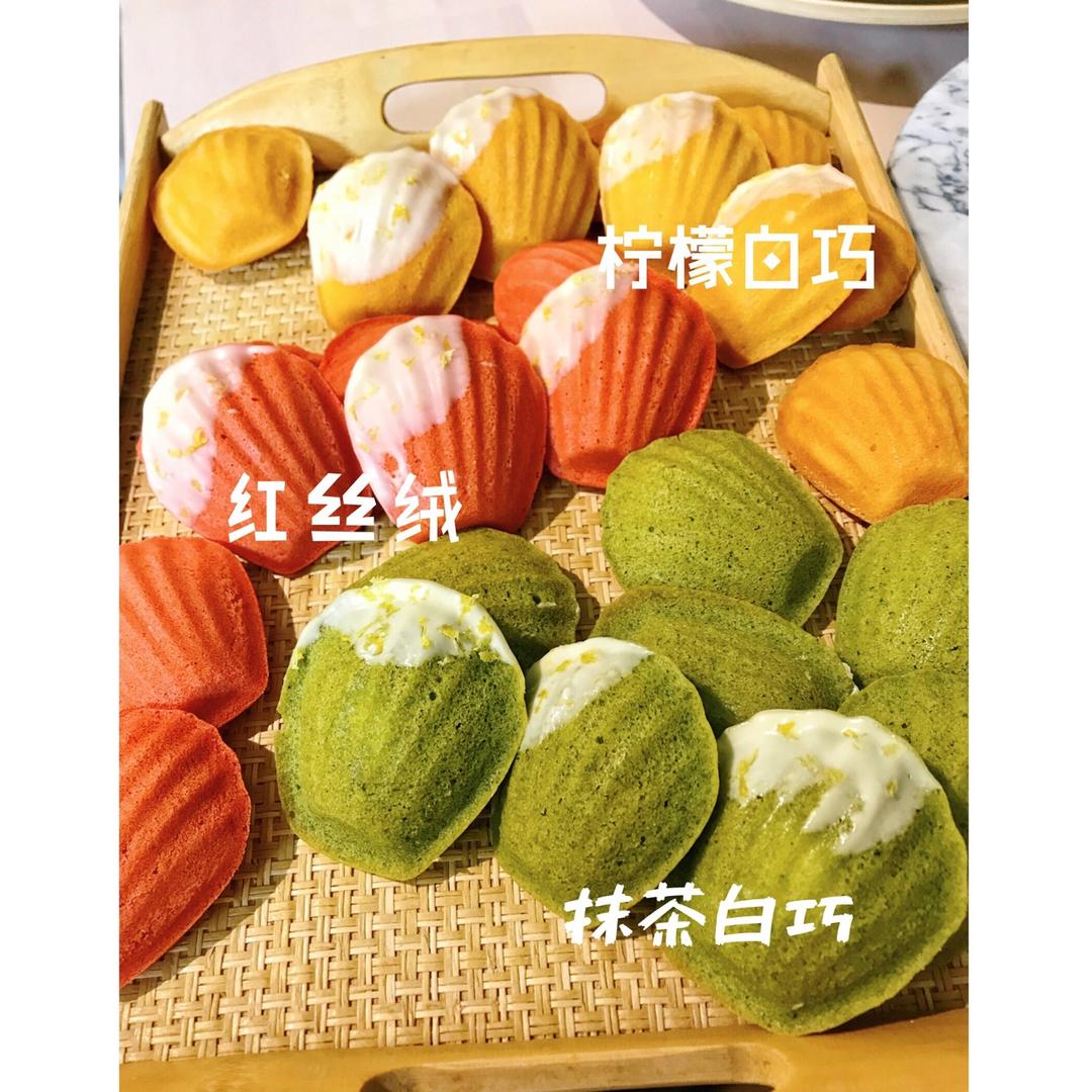 柠檬白巧克力玛德琳