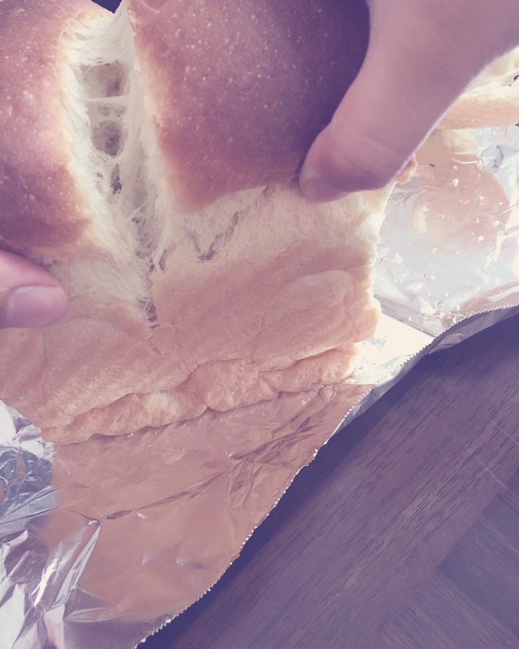 老面包土司！（普通面粉，植物油也可以做出好面包！小时候的味道。。。）