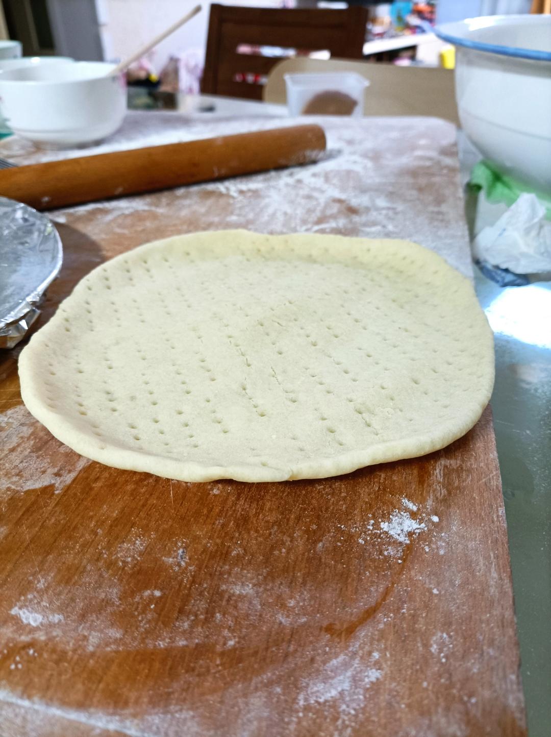 八寸披萨饼皮（四个）制作