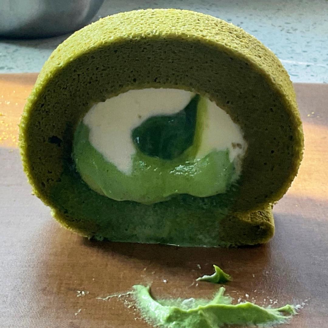 山姆人气款丨抹茶蛋糕卷丨不消泡毛巾面卷不裂配方分享