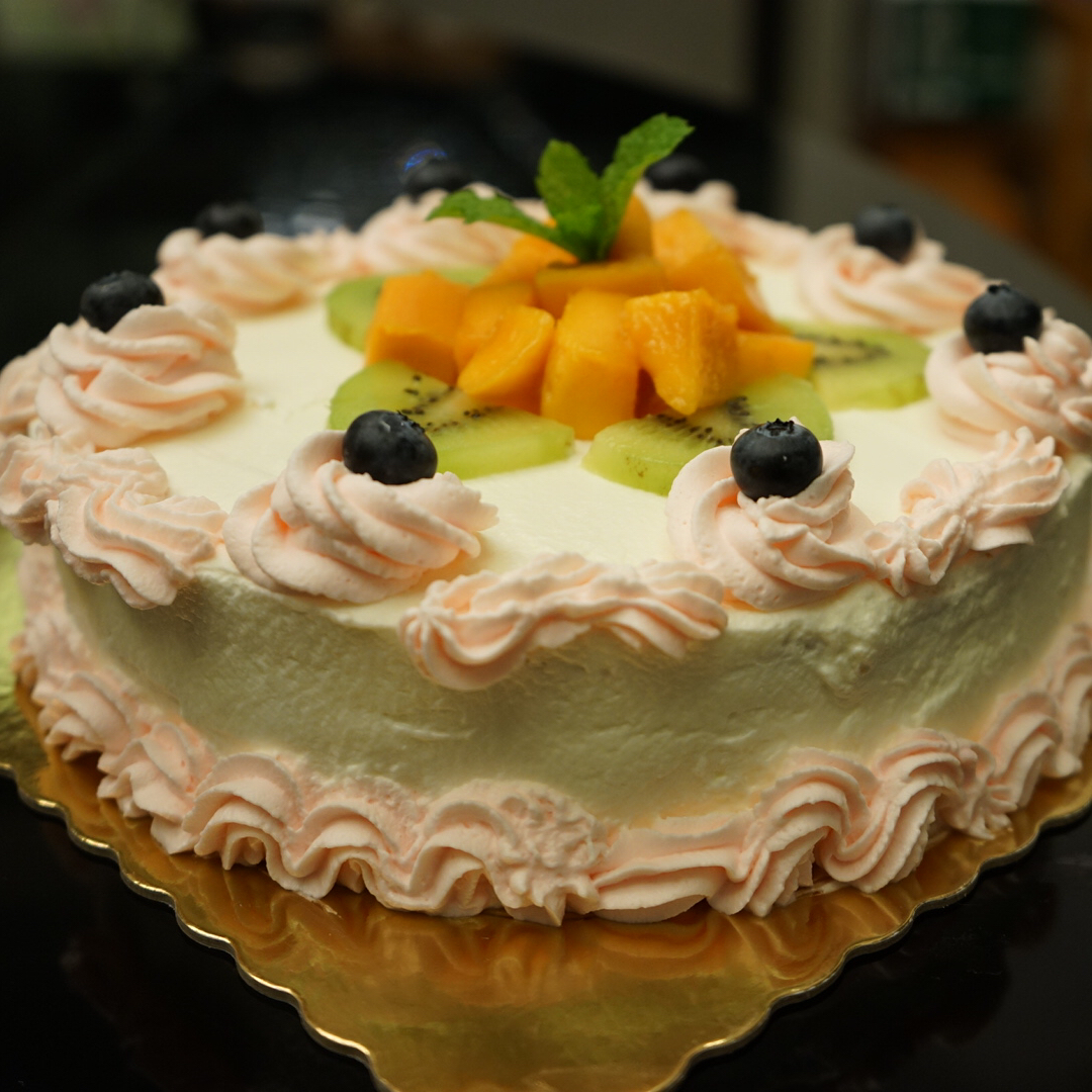 超好记八寸戚风蛋糕（后蛋法）