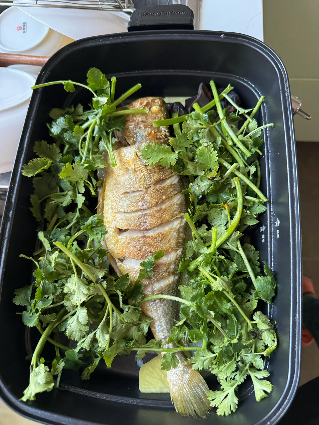 我出息啦，吃上了自己烤的鱼！