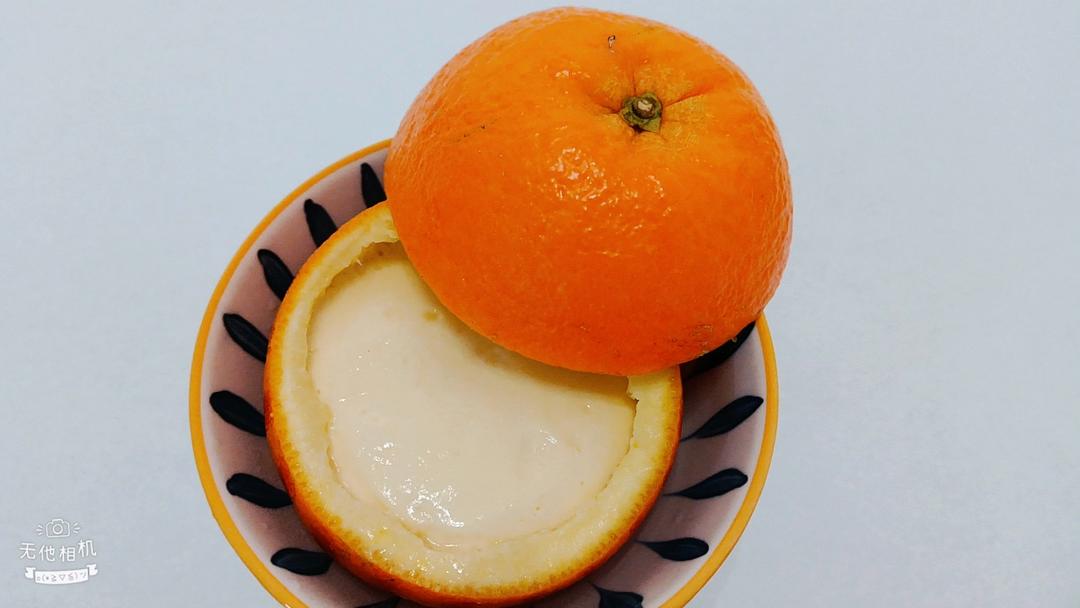 甜橙牛奶蛋羹