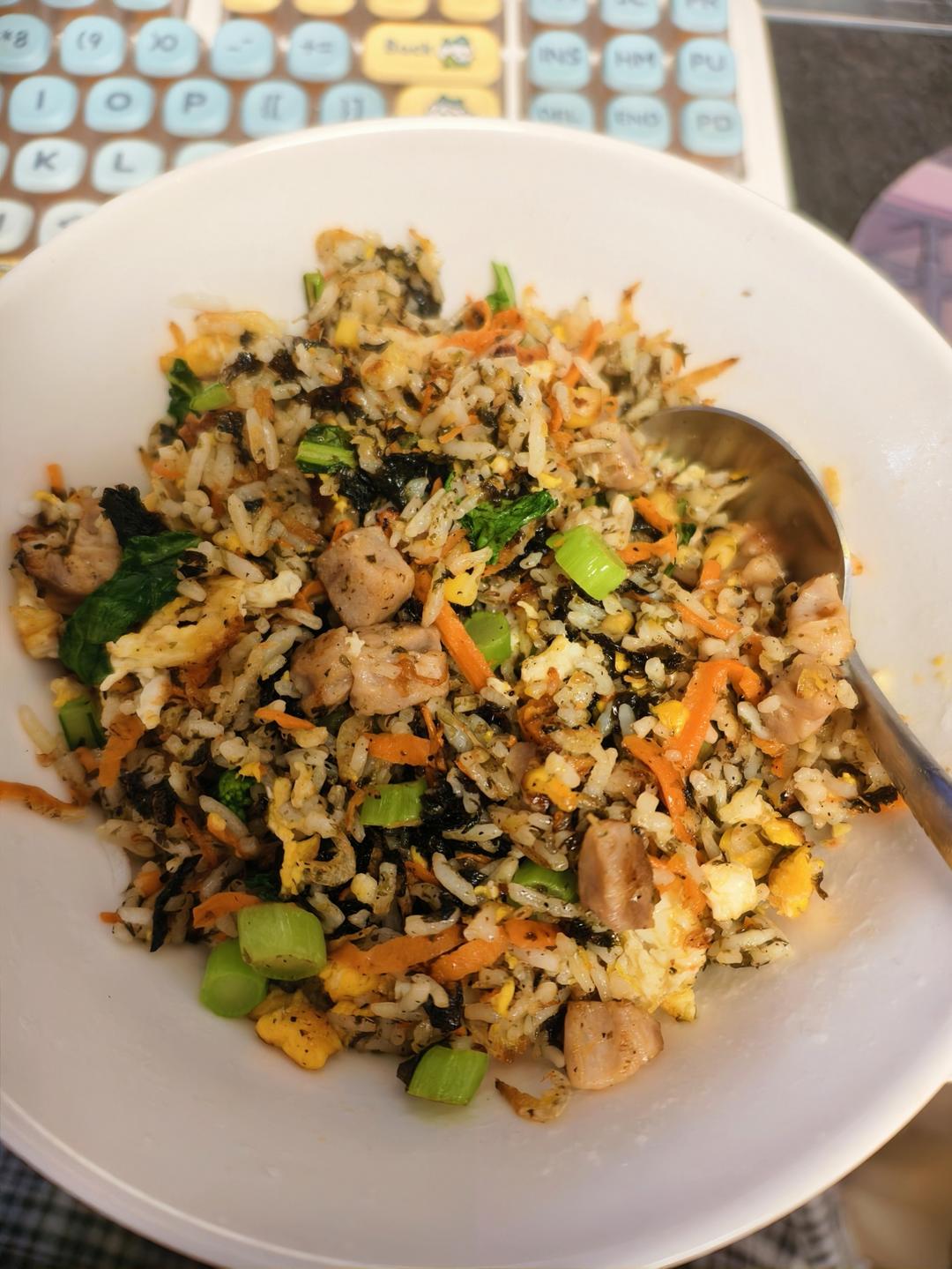 一定试试的！紫菜炒饭