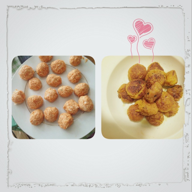 胡萝卜豆渣小丸子