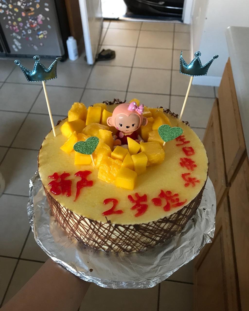 芒果慕斯蛋糕（8寸）