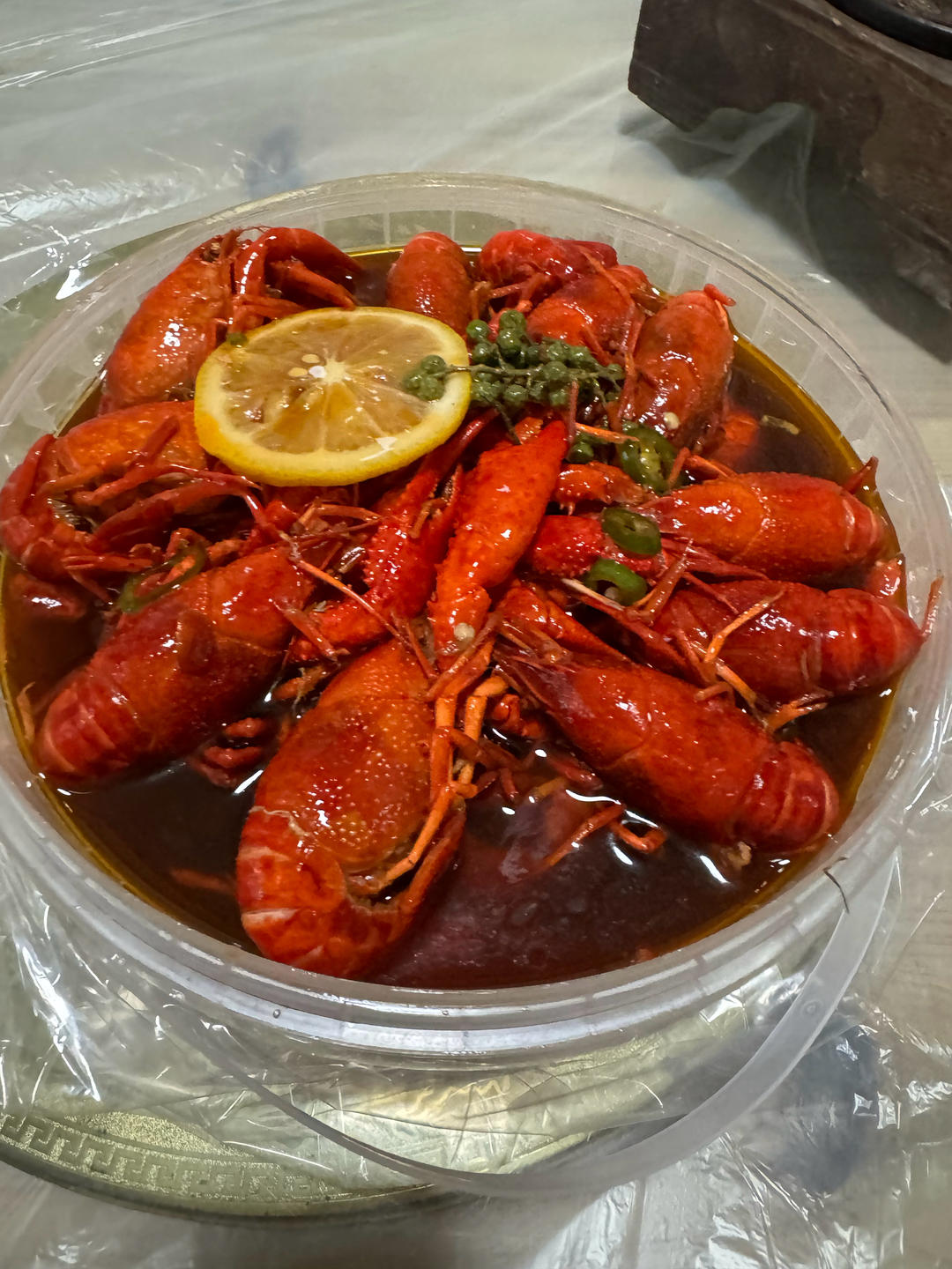 家庭版清蒸小龙虾