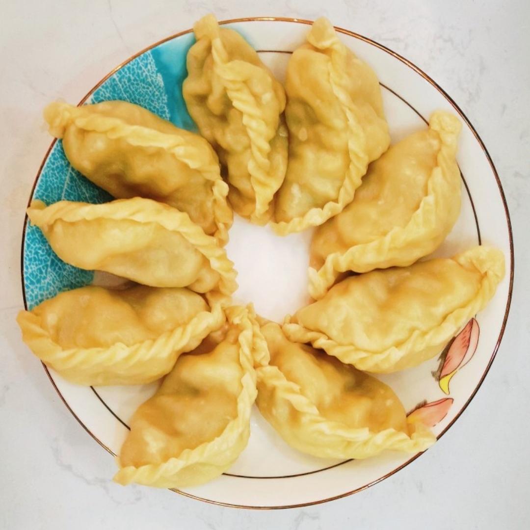 鲜掉眉毛的西葫芦鸡蛋蒸饺