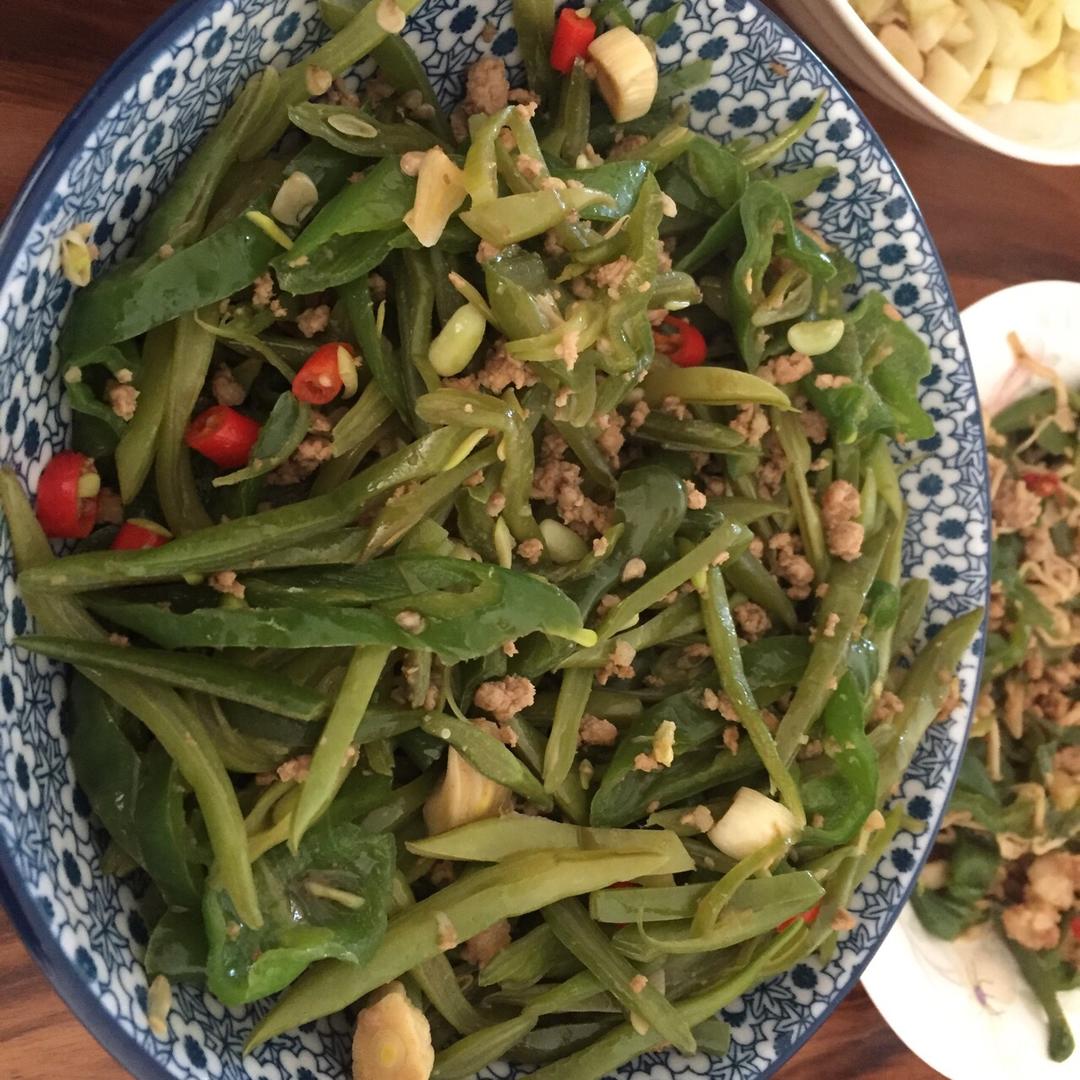 清炒扁豆丝