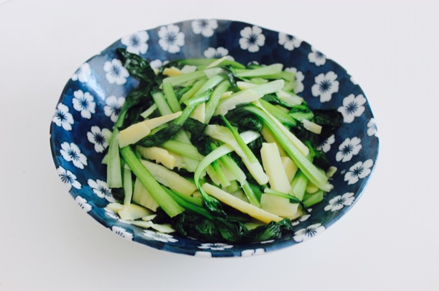 冬笋炒塌菜