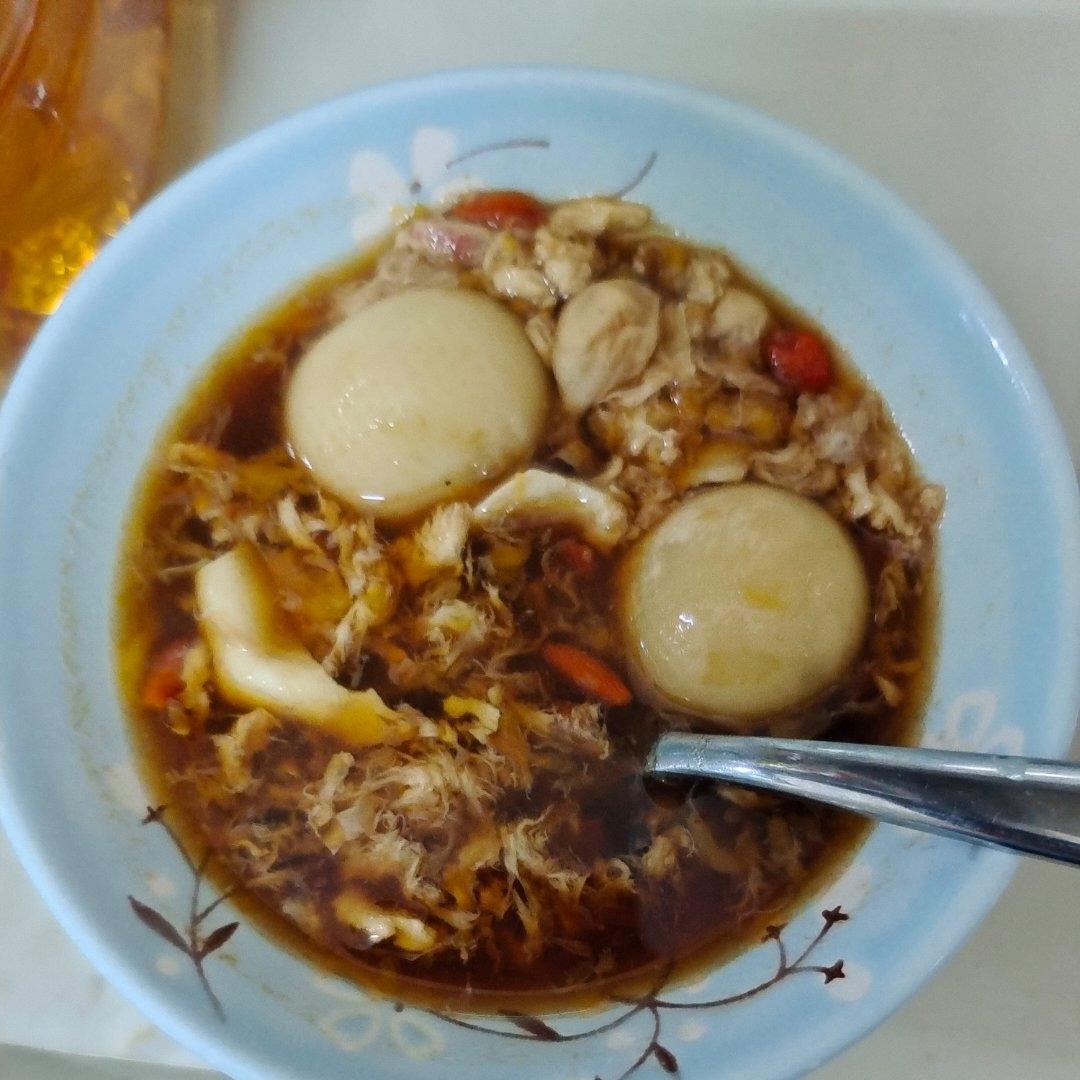 蛋花酒酿圆子