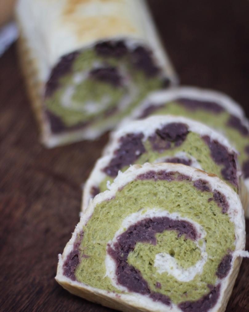 最正宗的日式抹茶红豆吐司