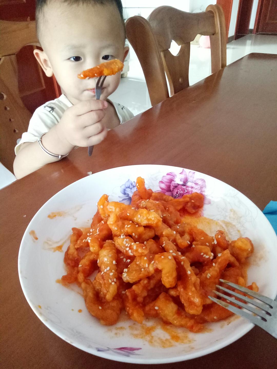 糖醋里脊(鸡胸版)