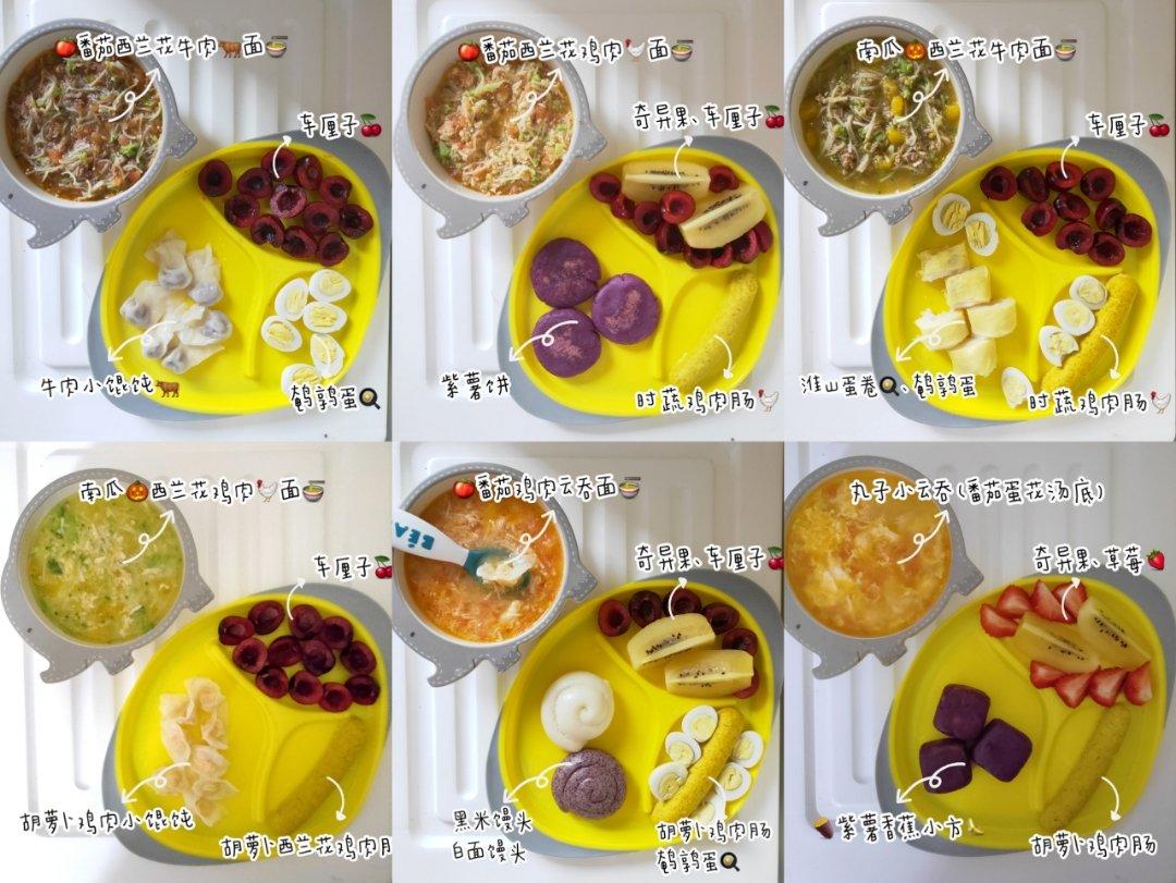 九九辅食记录（6-12月龄）