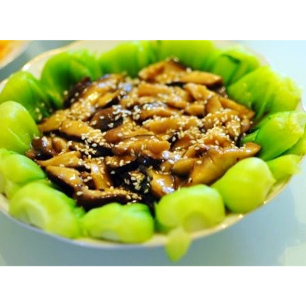 蚝油香菇油菜