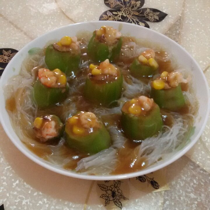 粉丝蒸丝瓜酿(八岁儿童版)