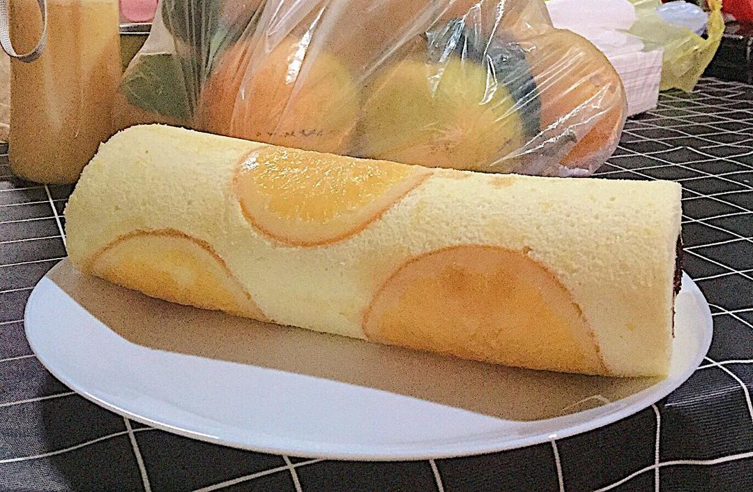 橙香蛋糕卷