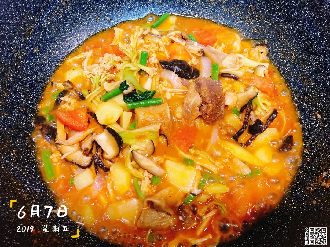 低卡减脂美食：番茄炖一切！