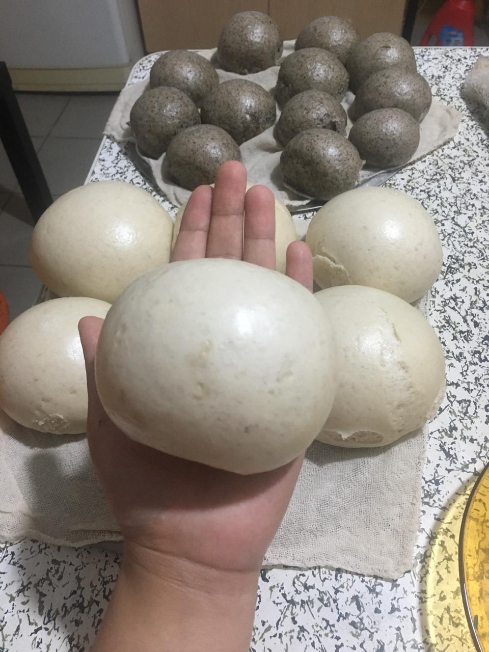 奶香黑芝麻刀切馒头