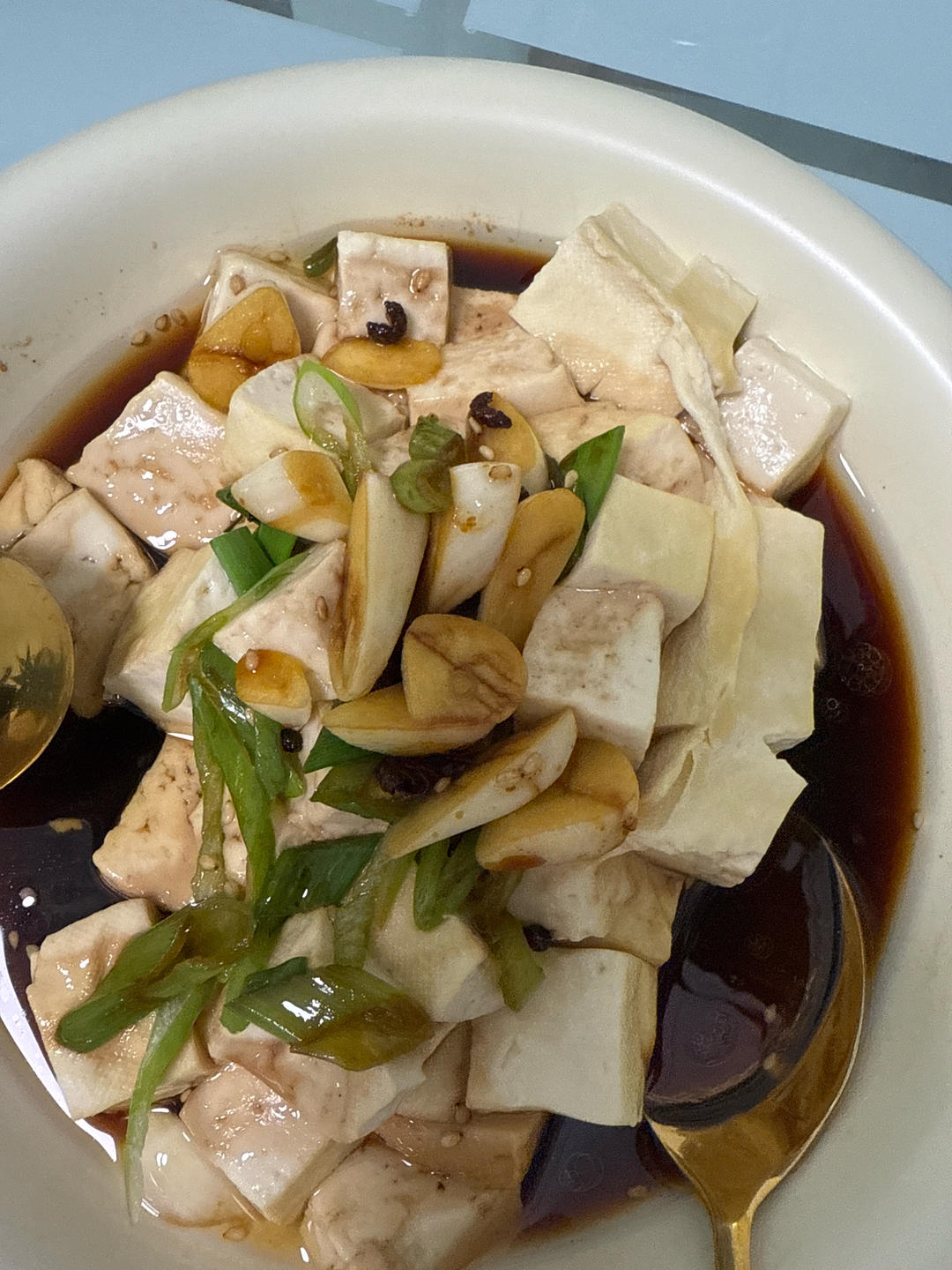 凉拌豆腐/小葱拌豆腐