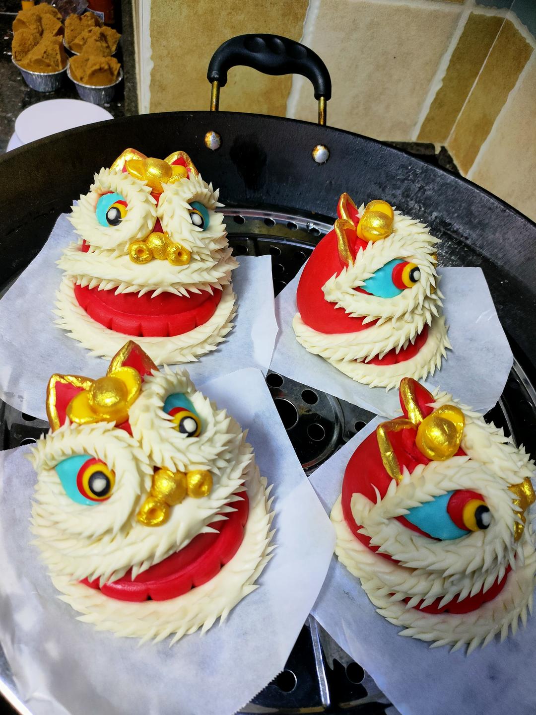 🧨国潮来袭｜醒狮馒头