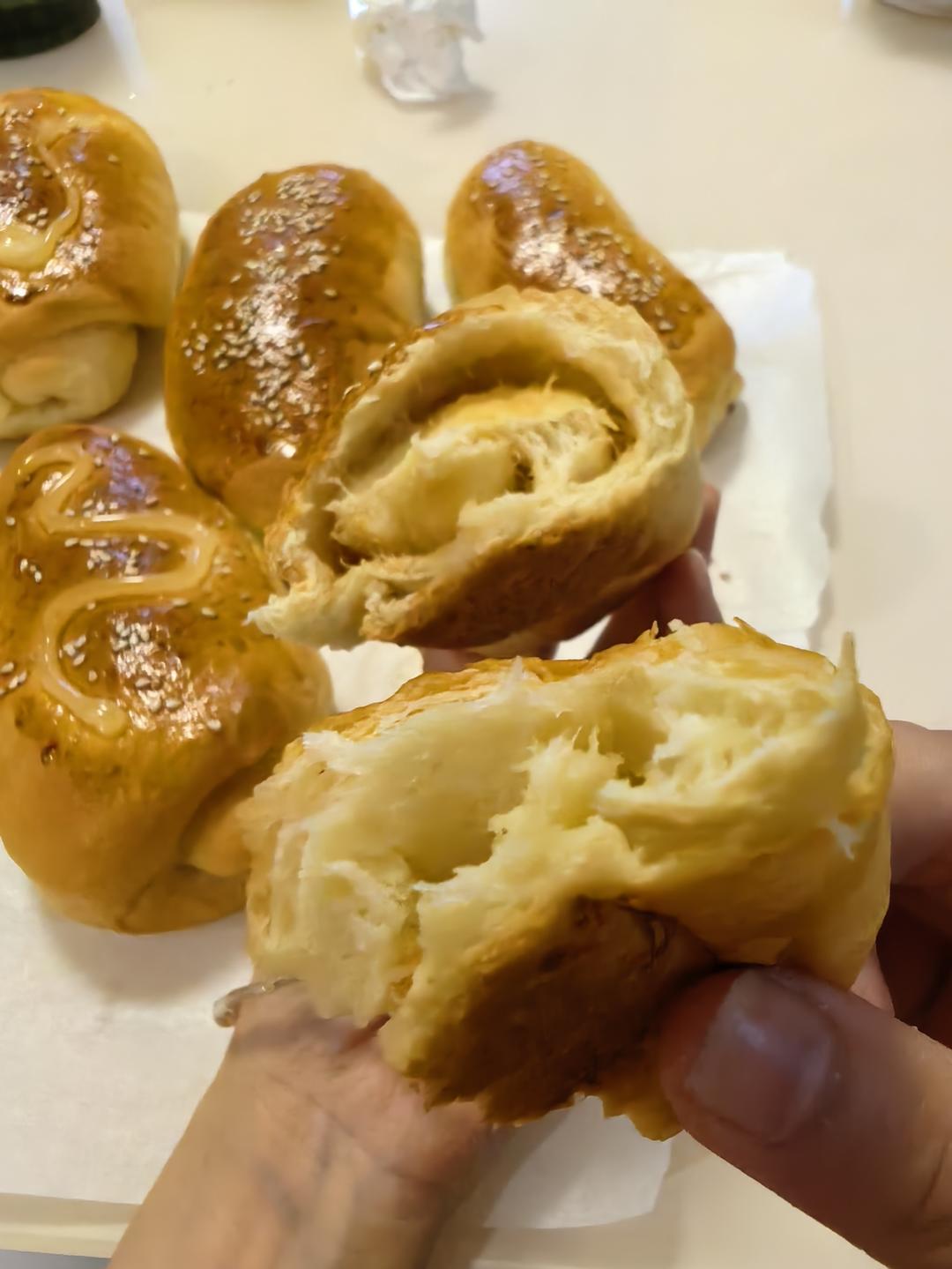 纯奶手撕吐司的做法 步骤1