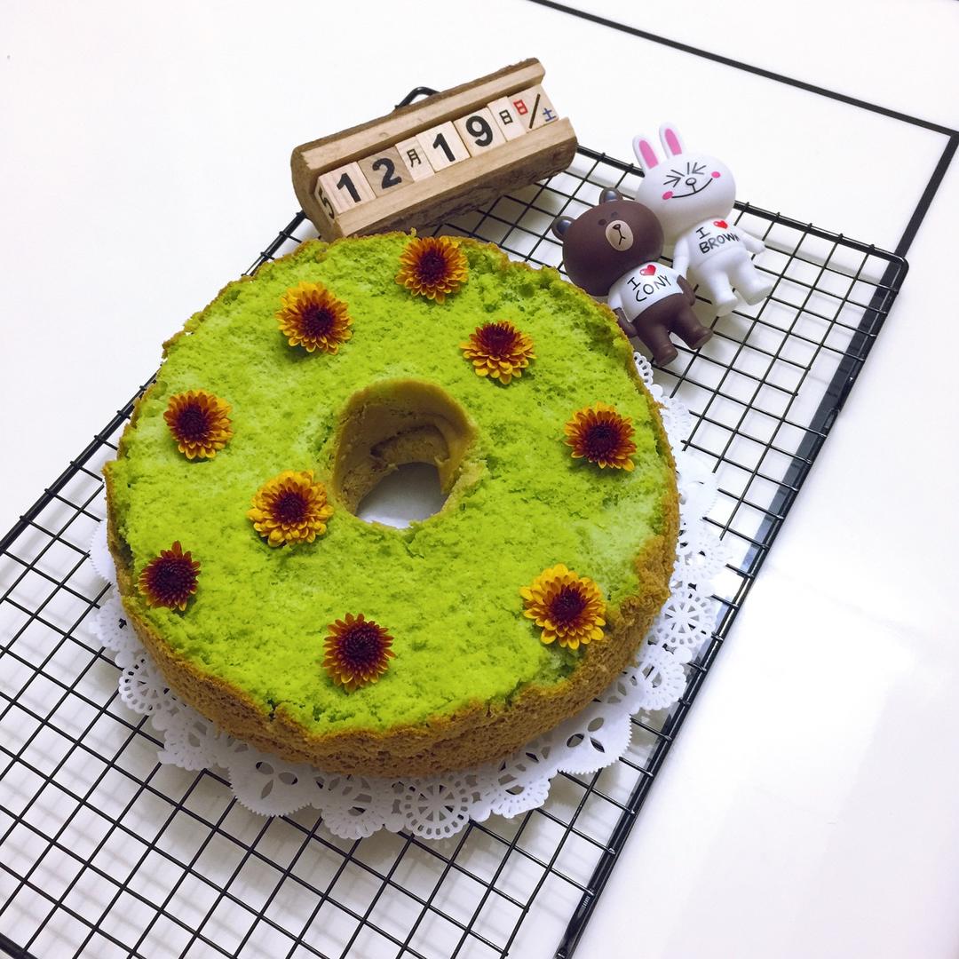 【视频】香兰叶（斑斓叶）戚风蛋糕～新加坡网红绿蛋糕