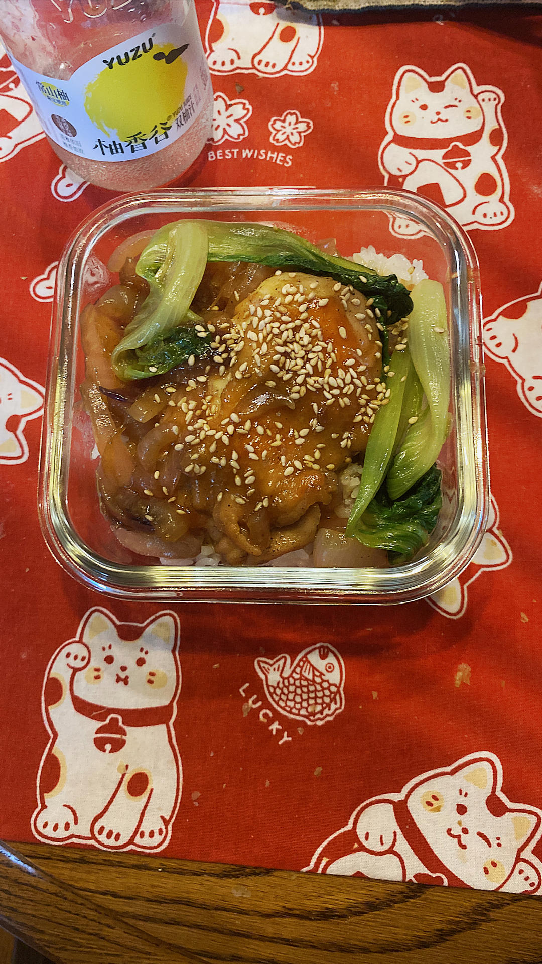 照烧鸡腿饭