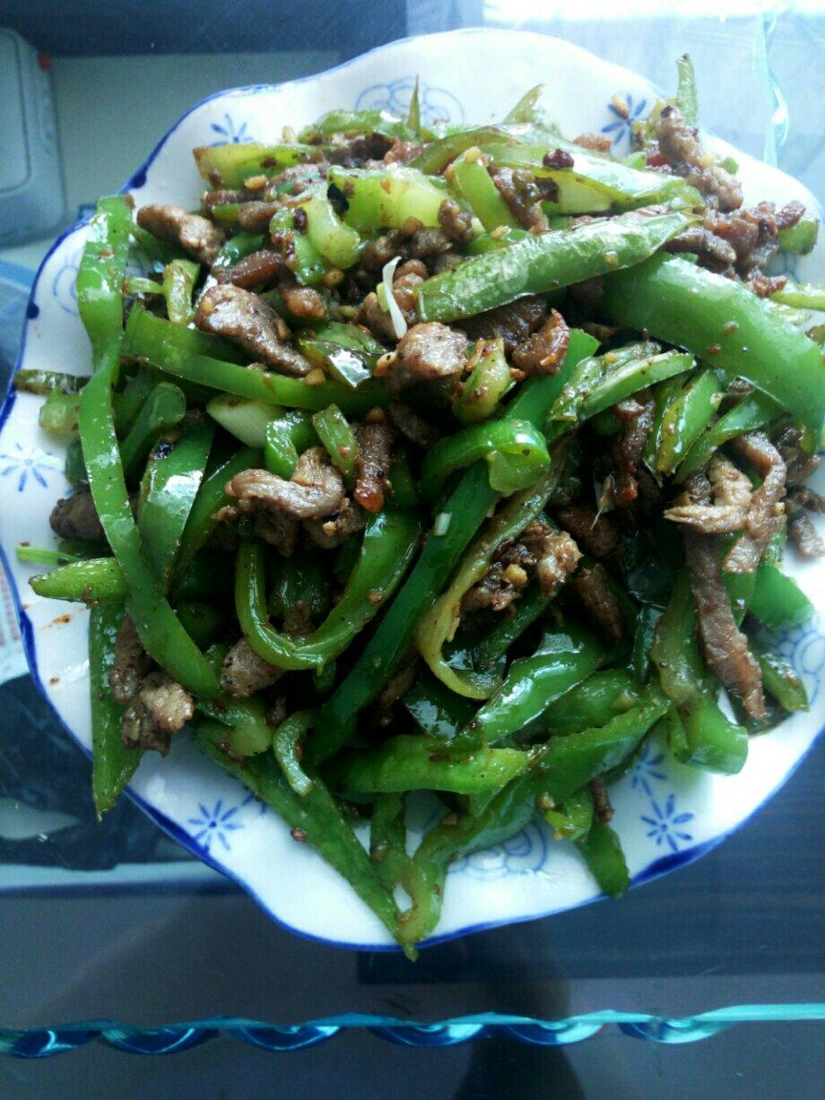 巨下饭的青椒炒肉丝