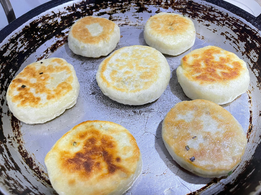 发面韭菜饼