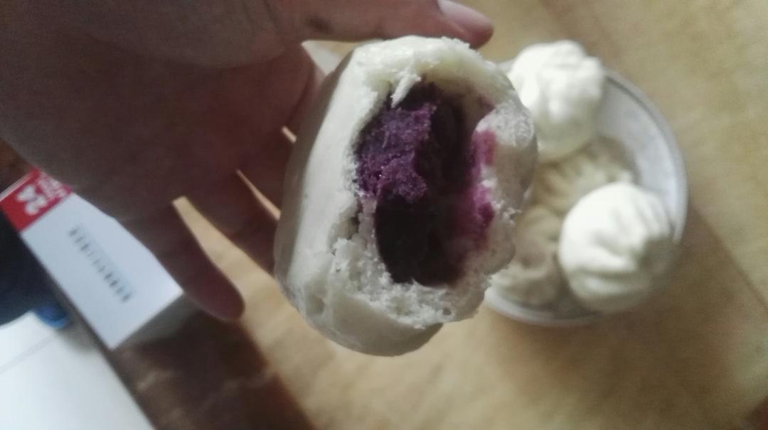 紫薯馅馒头