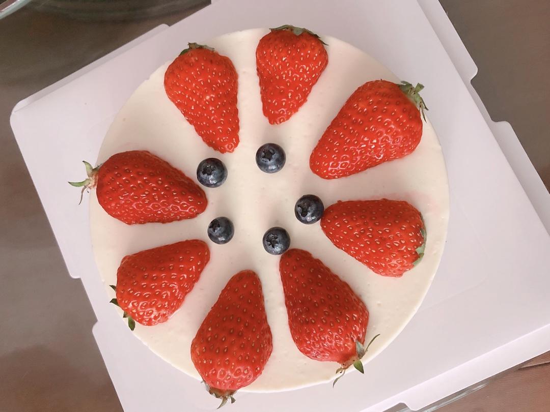 无淡奶油版酸奶慕斯六寸