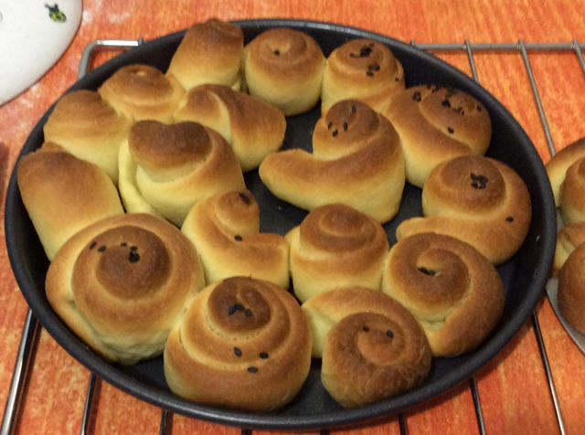 奶油蜂蜜小面包