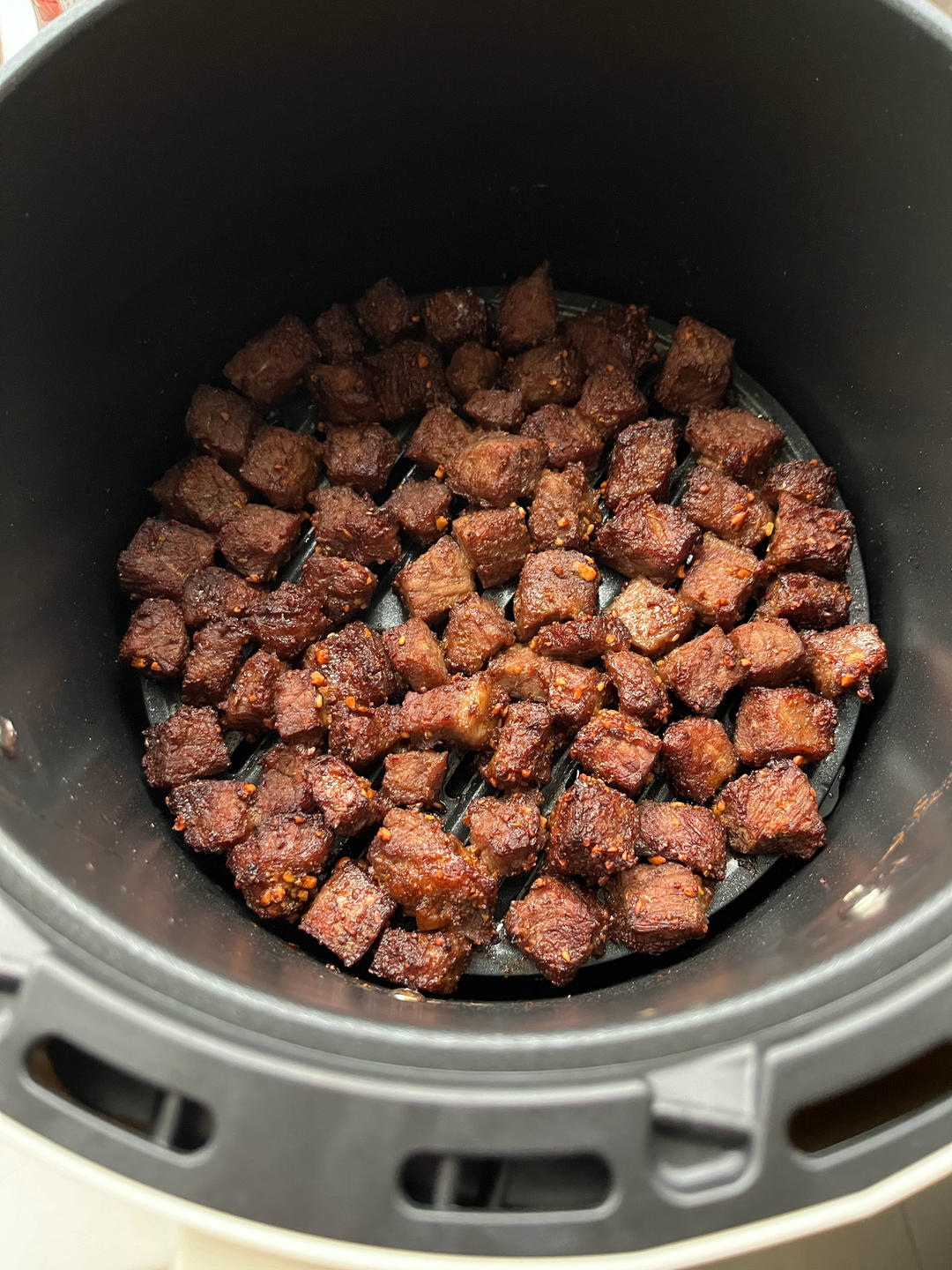 午餐-空气炸锅孜然牛肉粒