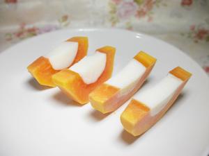 夏日甜品—木瓜椰奶冻！的做法 步骤3