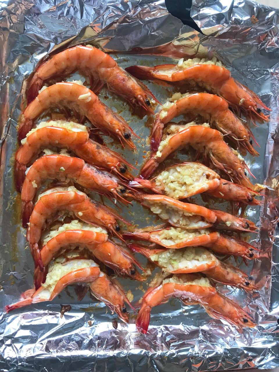 蒜蓉烤大虾