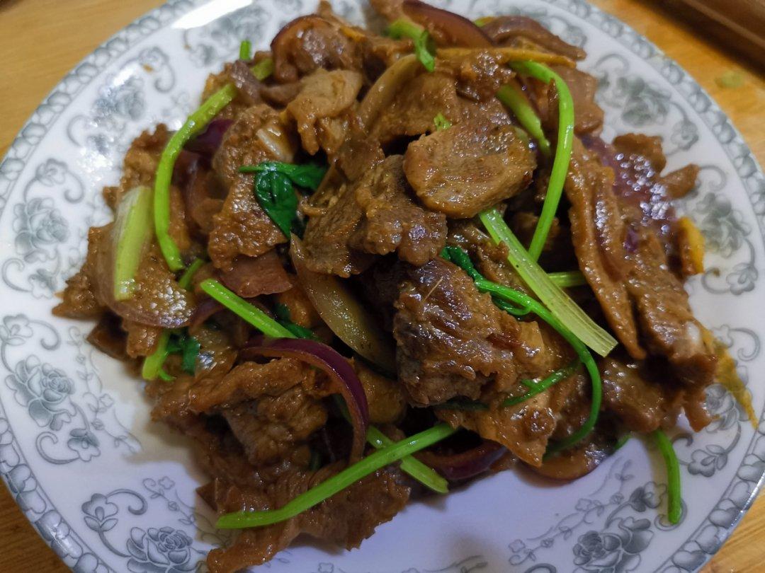 孜然羊肉片