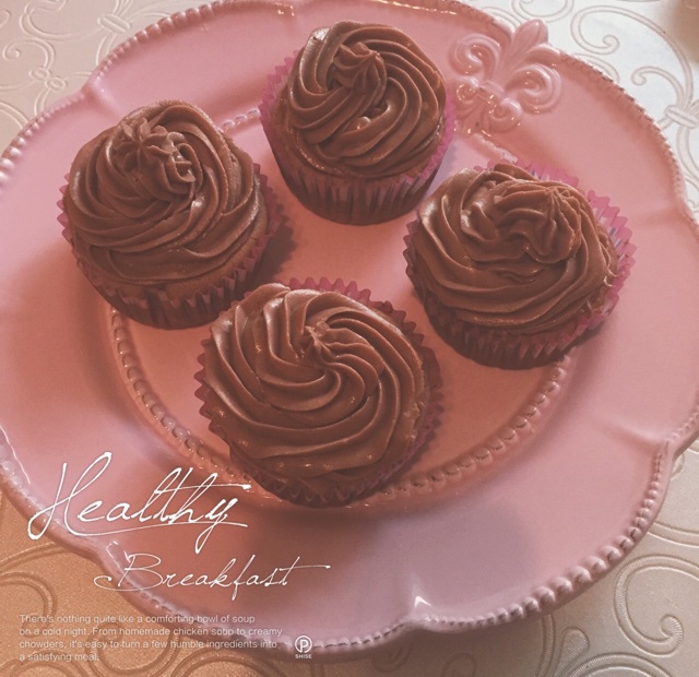 乳酪可可风味杯子蛋糕