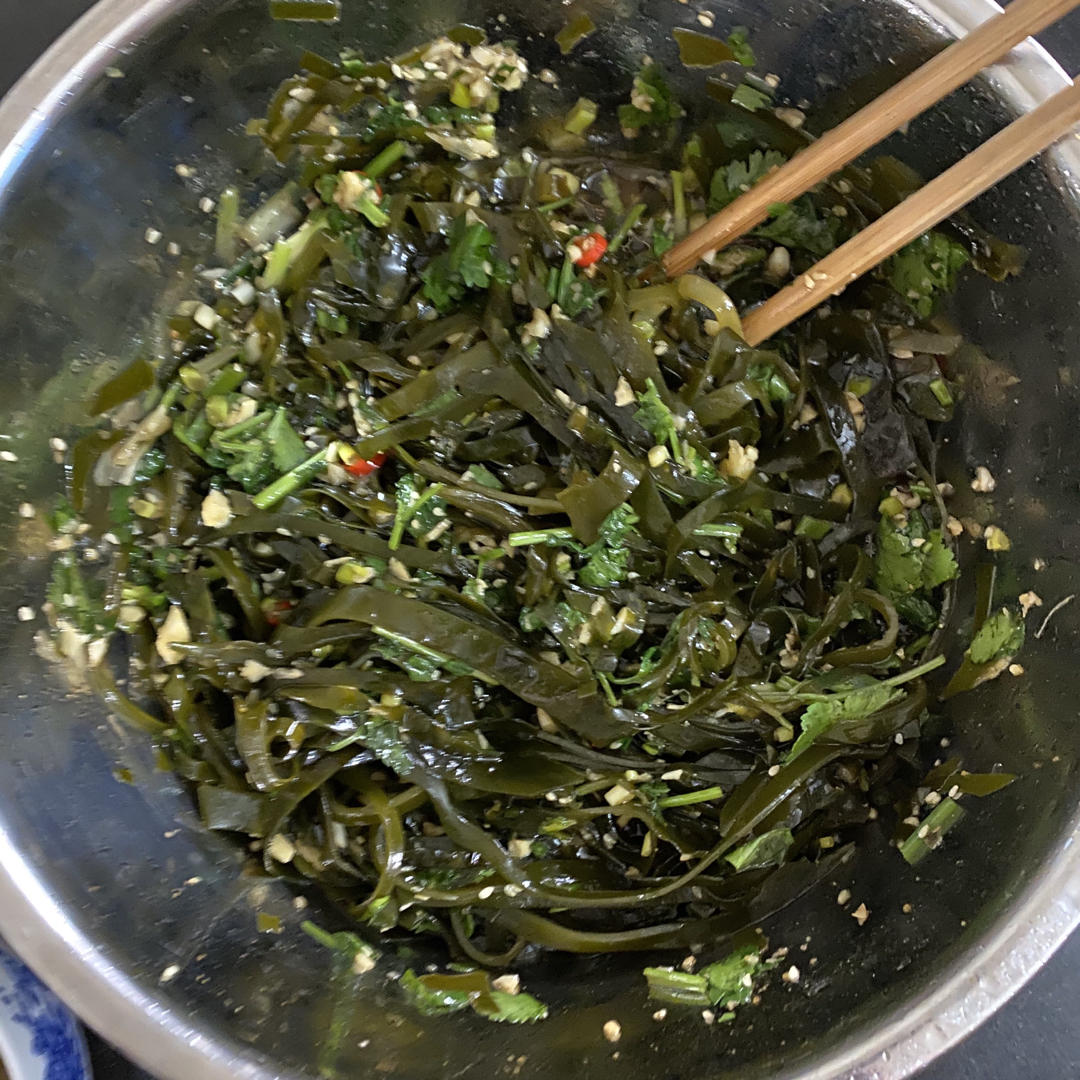 凉拌酸辣海带丝