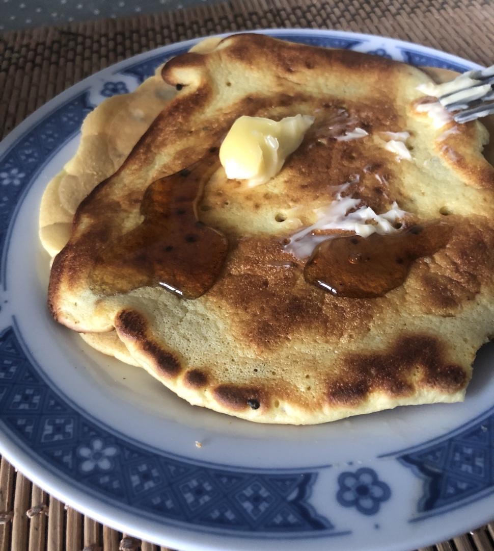 超级简单pancake【无黄油健康版】