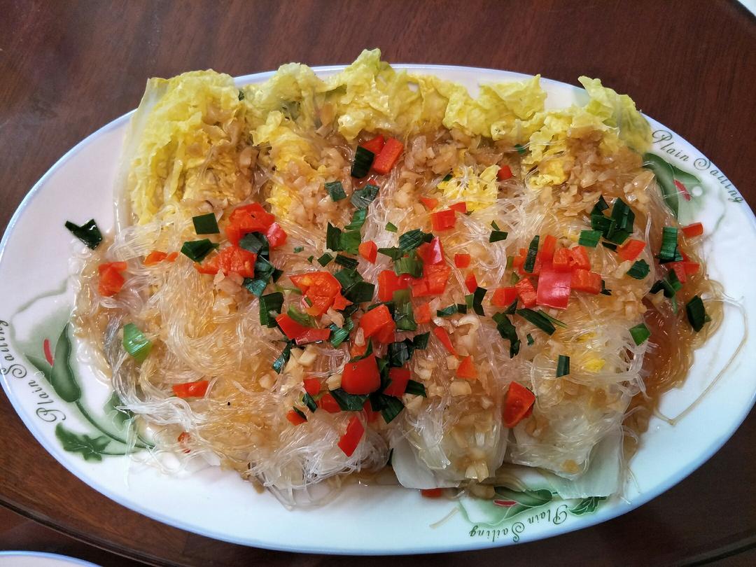 蒜蓉粉丝蒸娃娃菜