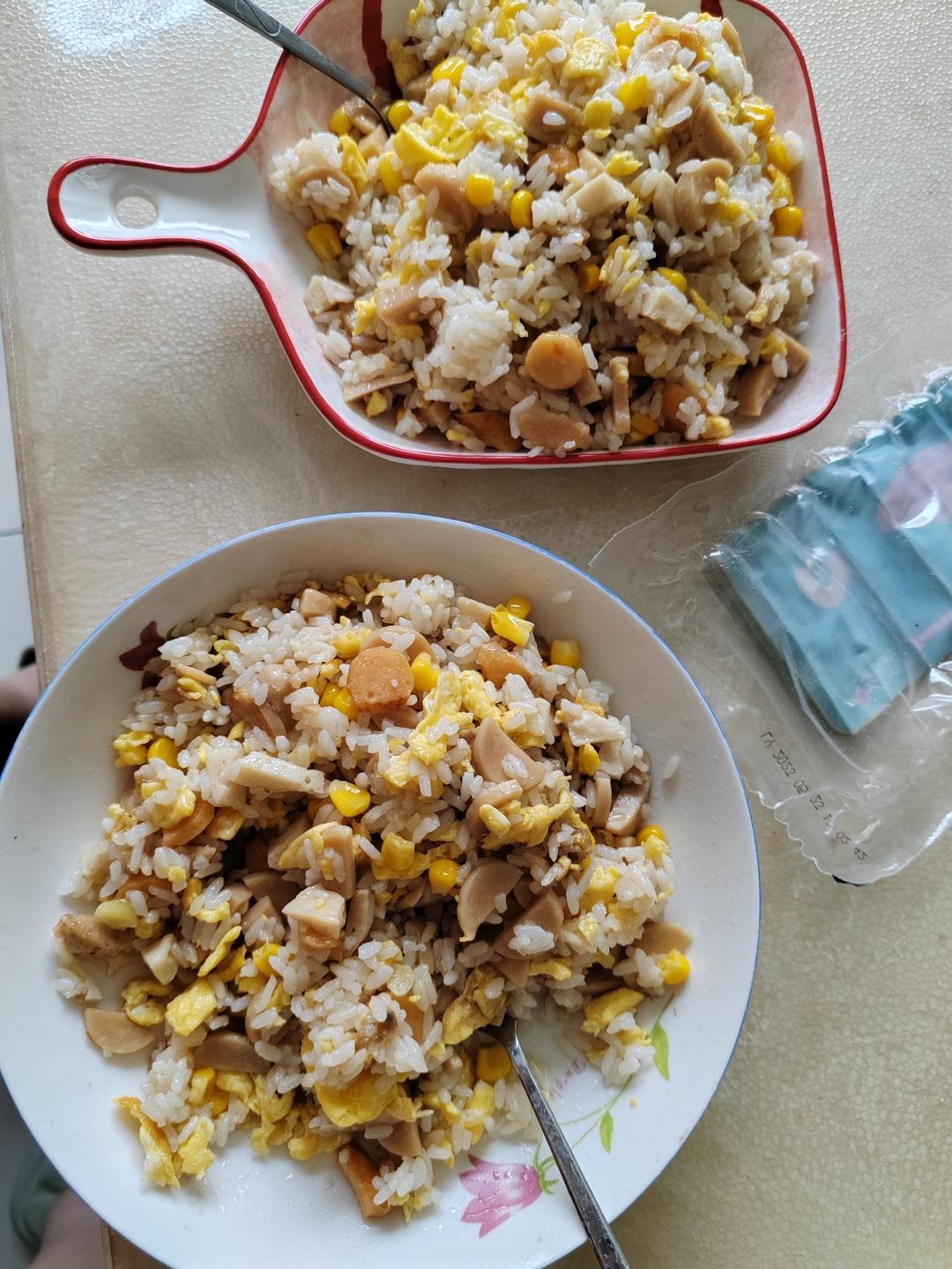 炒米饭蛋炒饭二十分钟快手家常