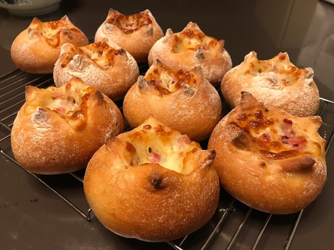 全麦芝士熔岩面包