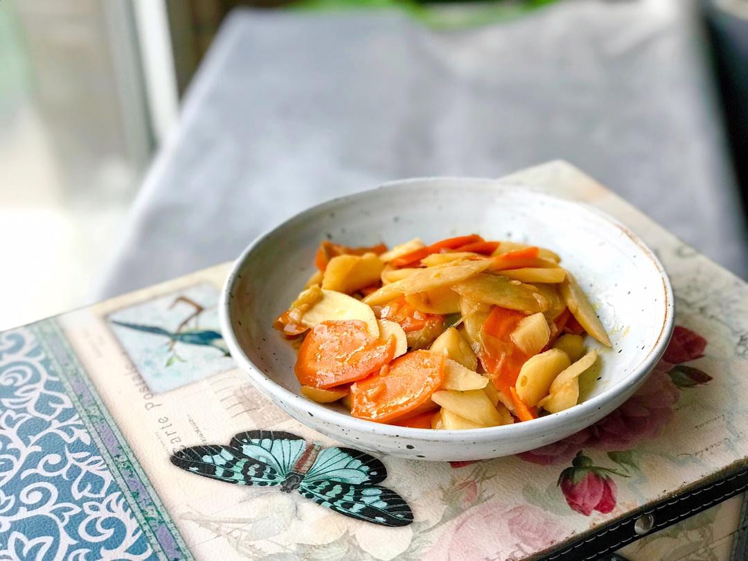 清炒山药片的做法