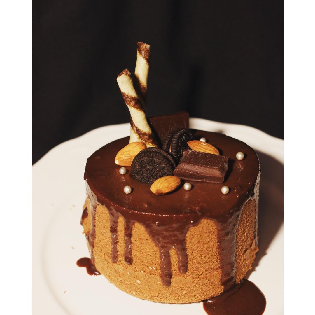 风靡欧美的滴落蛋糕~巧克力盛宴dripping cake